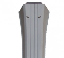 Tradewinds Resin Vertical - 52" tall - Gray