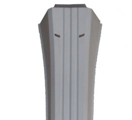 Tradewinds Resin Vertical - 54" tall - Gray