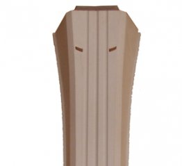 Tradewinds Resin Vertical - 52" tall - Taupe