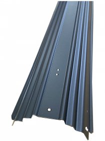 7" Steel Vertical - 52" tall Dark Gray