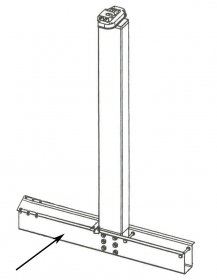 5726 Braceless Horizontal Support