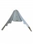 7" Steel Vertical - 52" tall Dark Gray